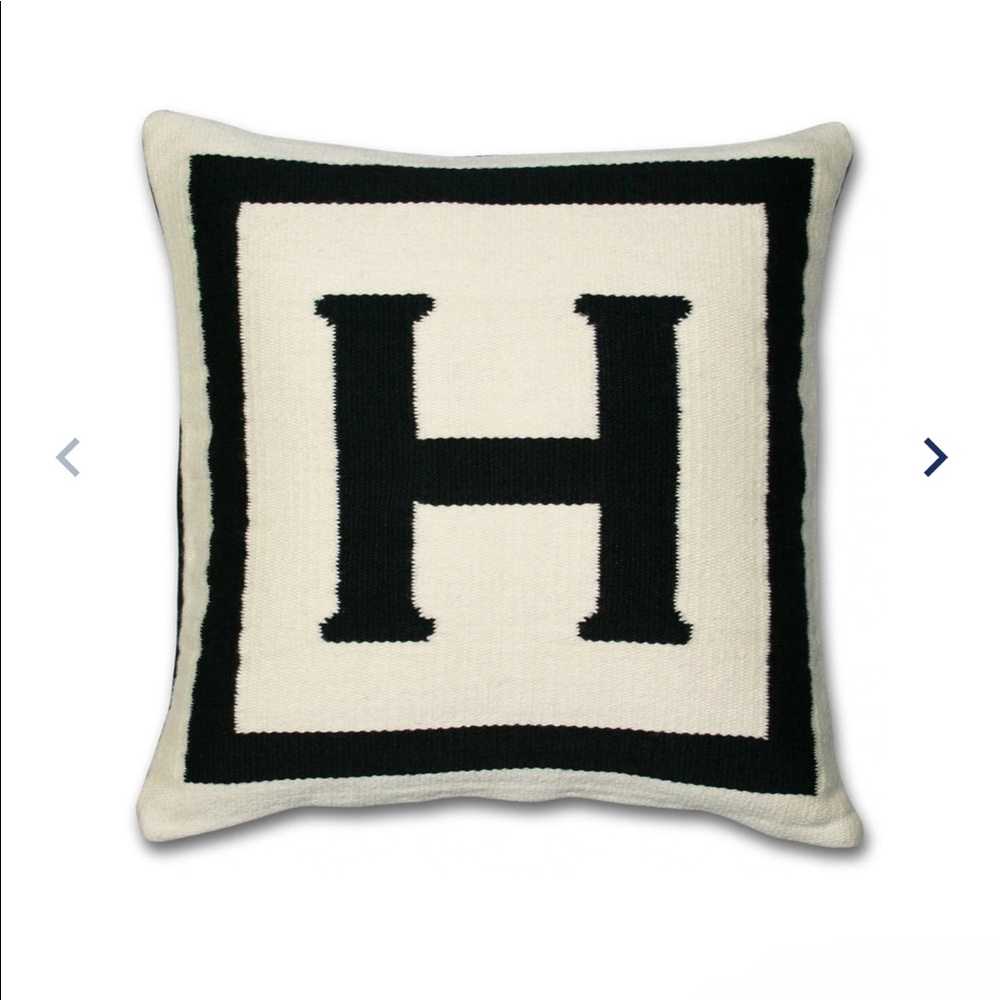 ISO Jonathan Adler Initial pillow in either H or P